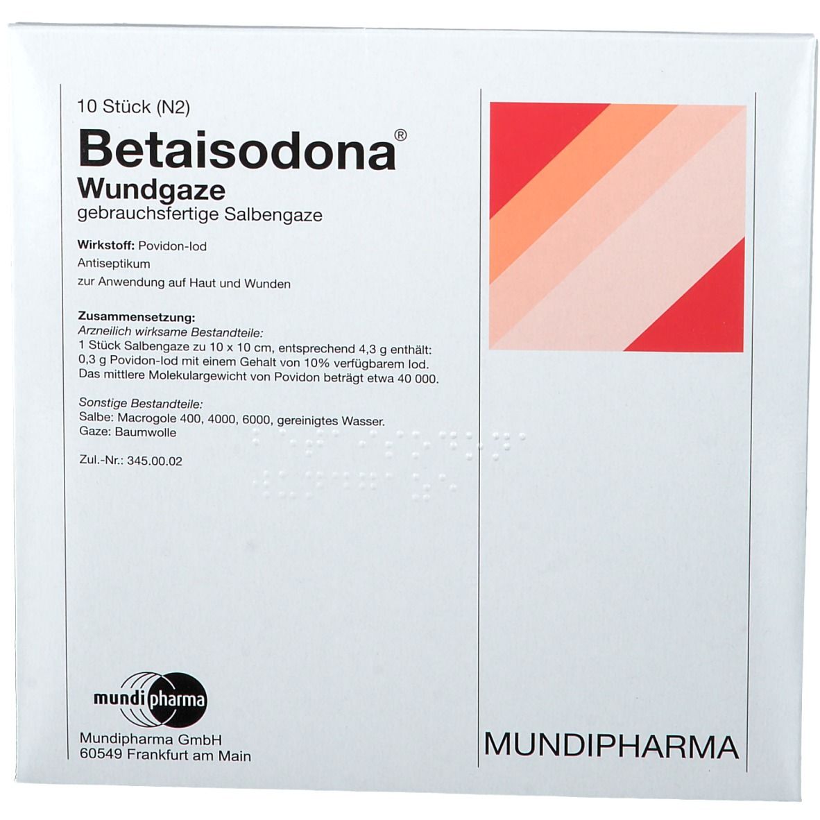 Betaisodona® Wundgaze