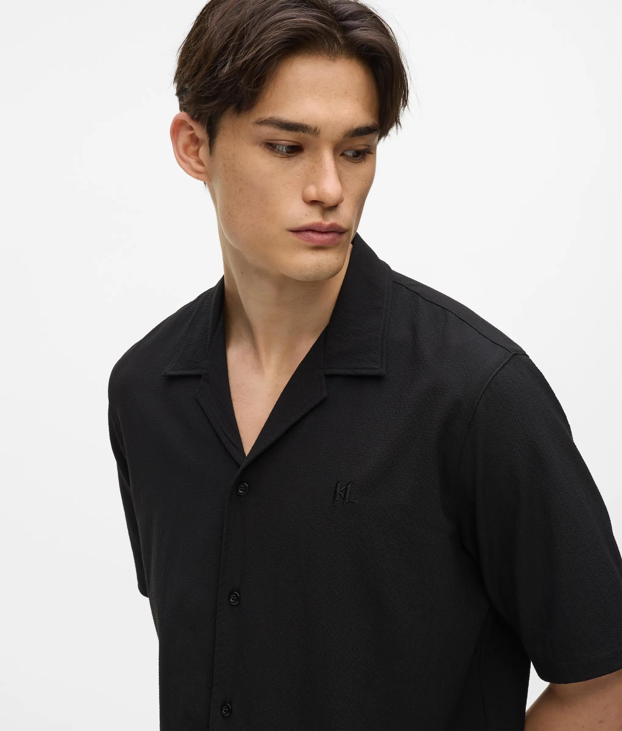 Monogram shirt met korte mouwen