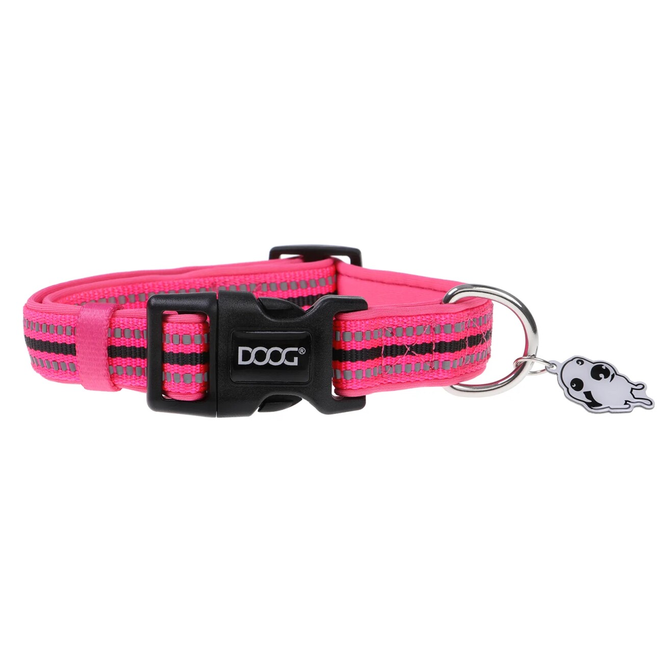 DOOG Neoprene Dog Collar LADY (Neon) XS