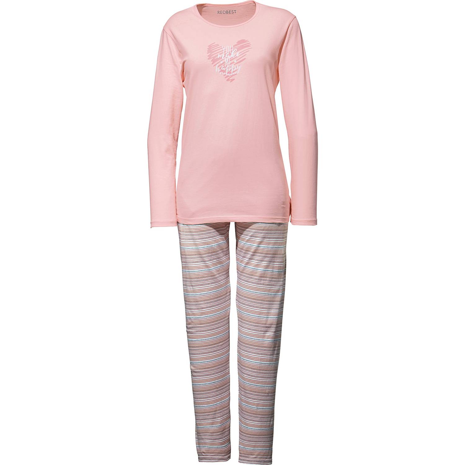 REDBEST Single-Jersey Damen-Schlafanzug