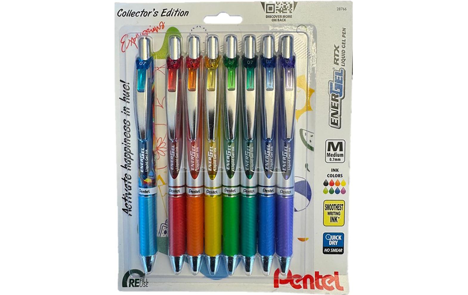 Gelschreiber Happiness 0.7 mm, Mehrfarbig, 8 StückEnerGel Xm Set