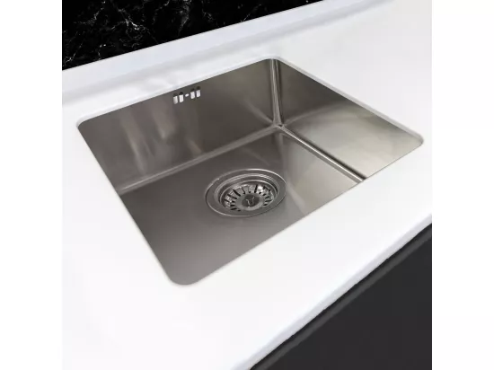 Luisa évier 1 cuve seule 55x45 en inox - Essebagno