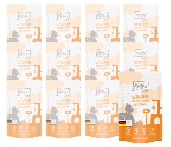 MjAMjAM® Nassfutter für Katzen Quetschie