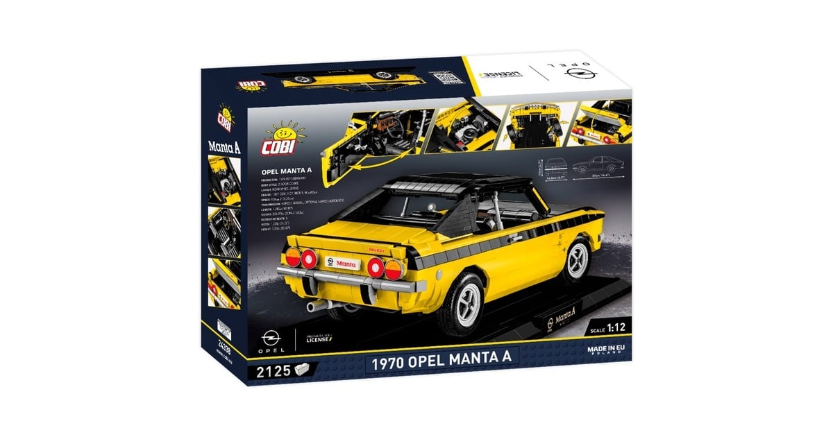 COBIOpel Manta A 1970 - Executive Edition Constructiespeelgoed  (Schaal 1:12)