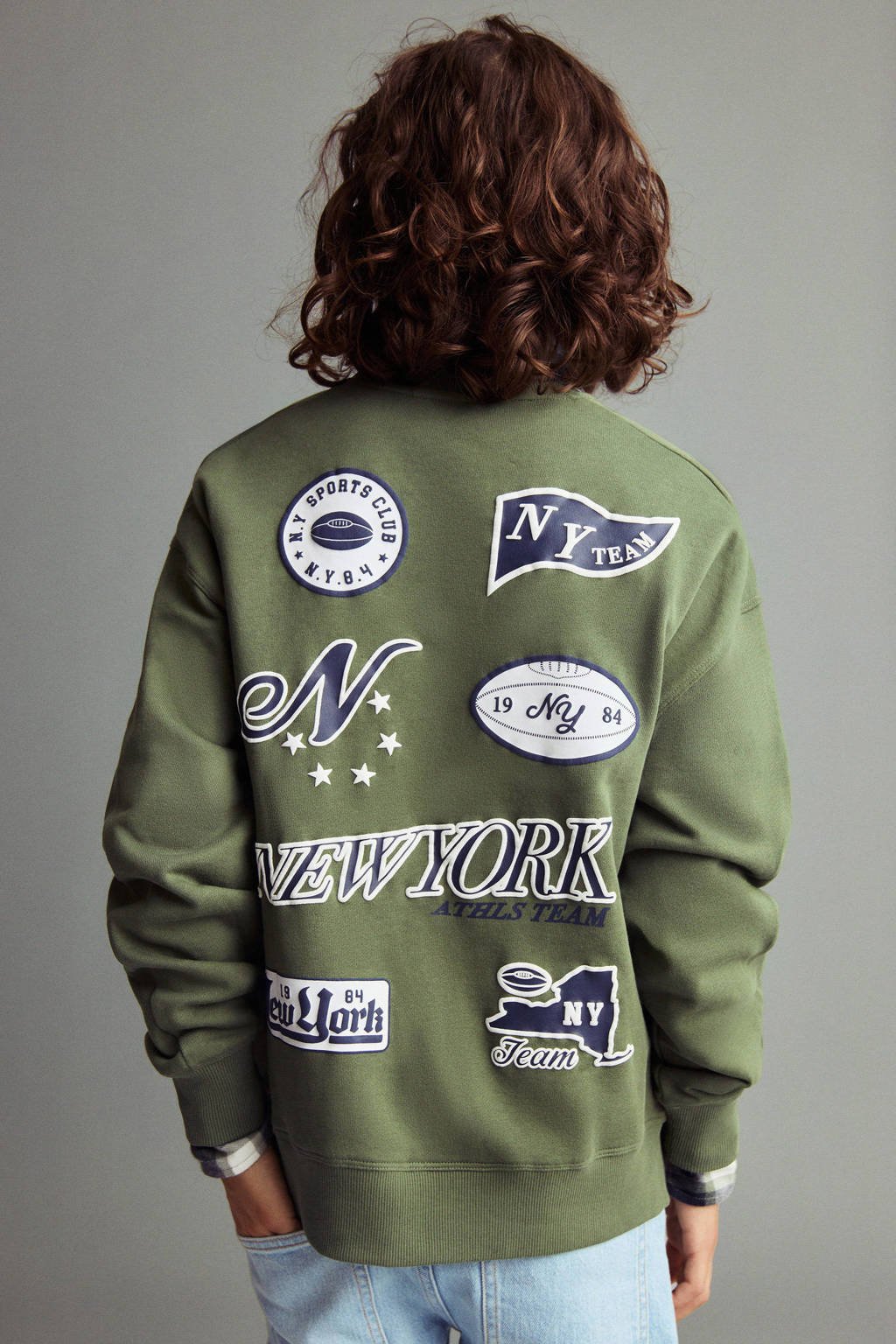 Mango Kids sweater groen