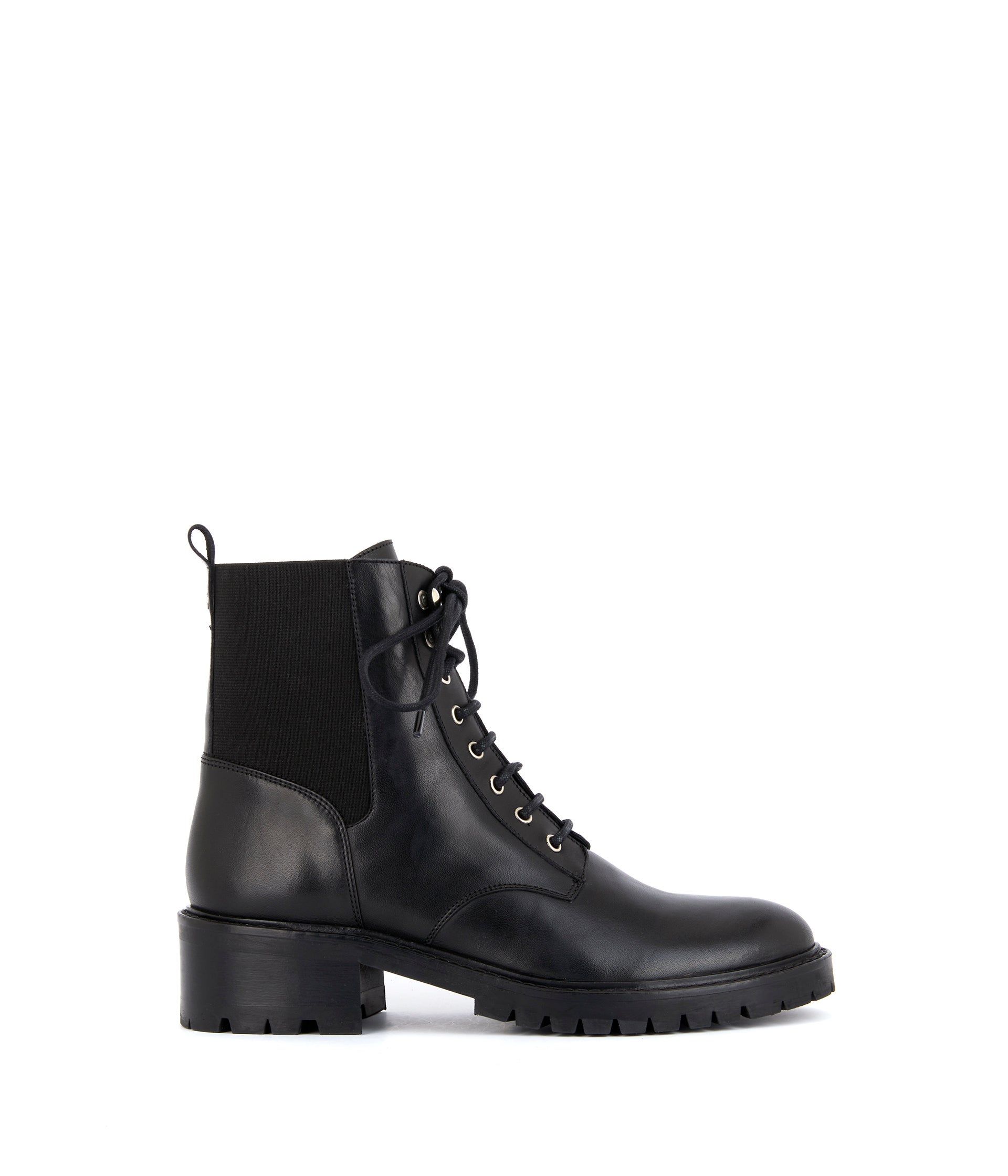 Boots lacets noires Azélie