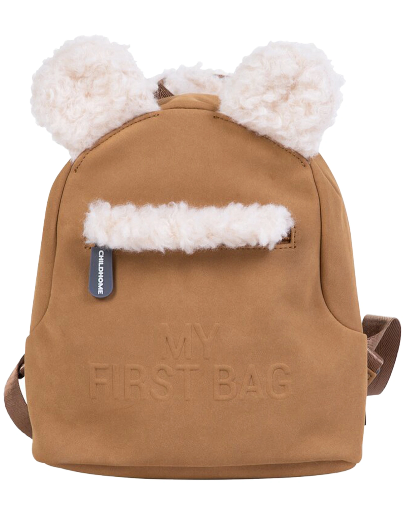 Kinderrucksack MY FIRST SUEDE LOOK (20x8x24) in braun
