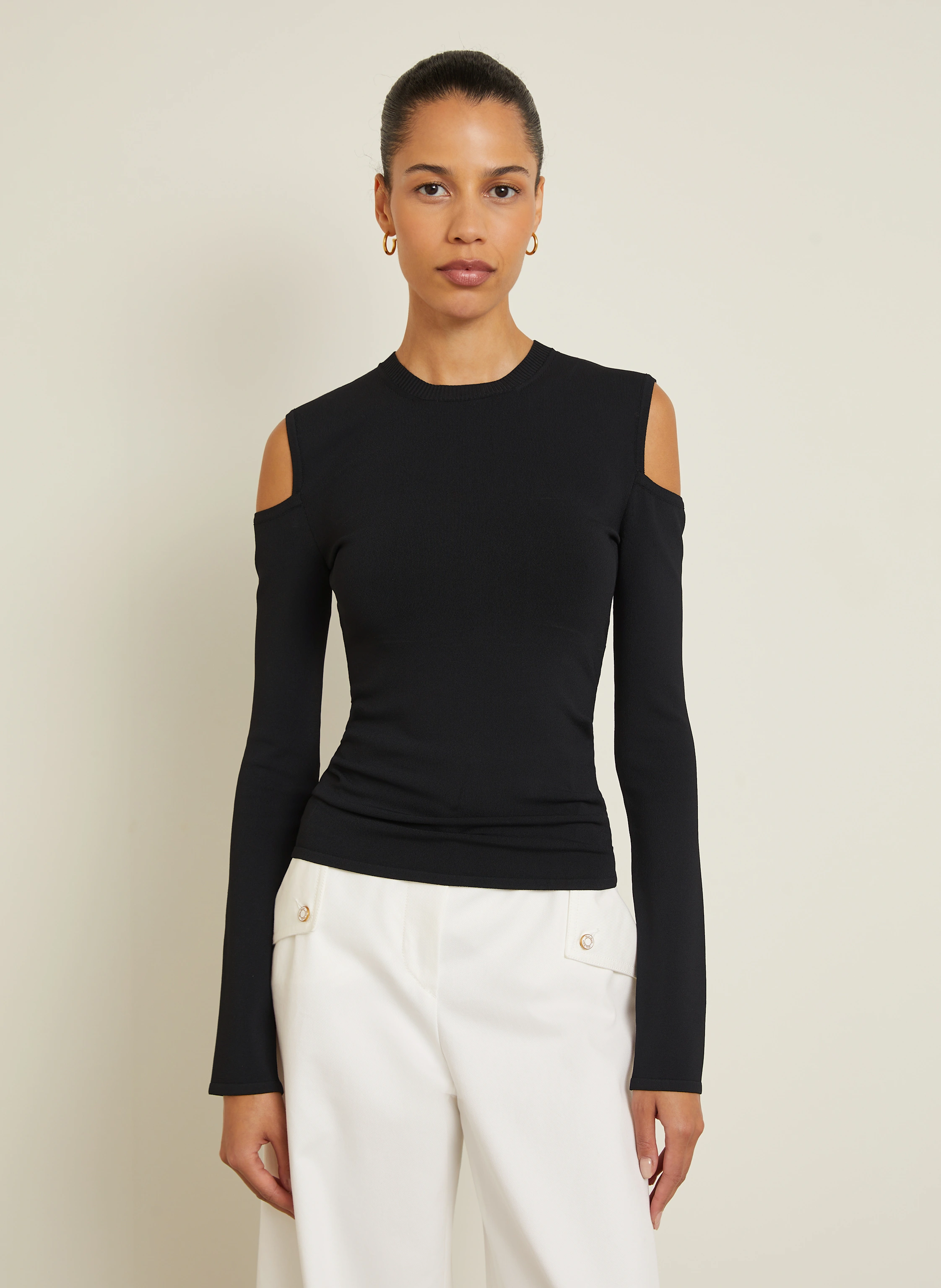 Max Mara Cold-Shoulder-Pullover VIK
