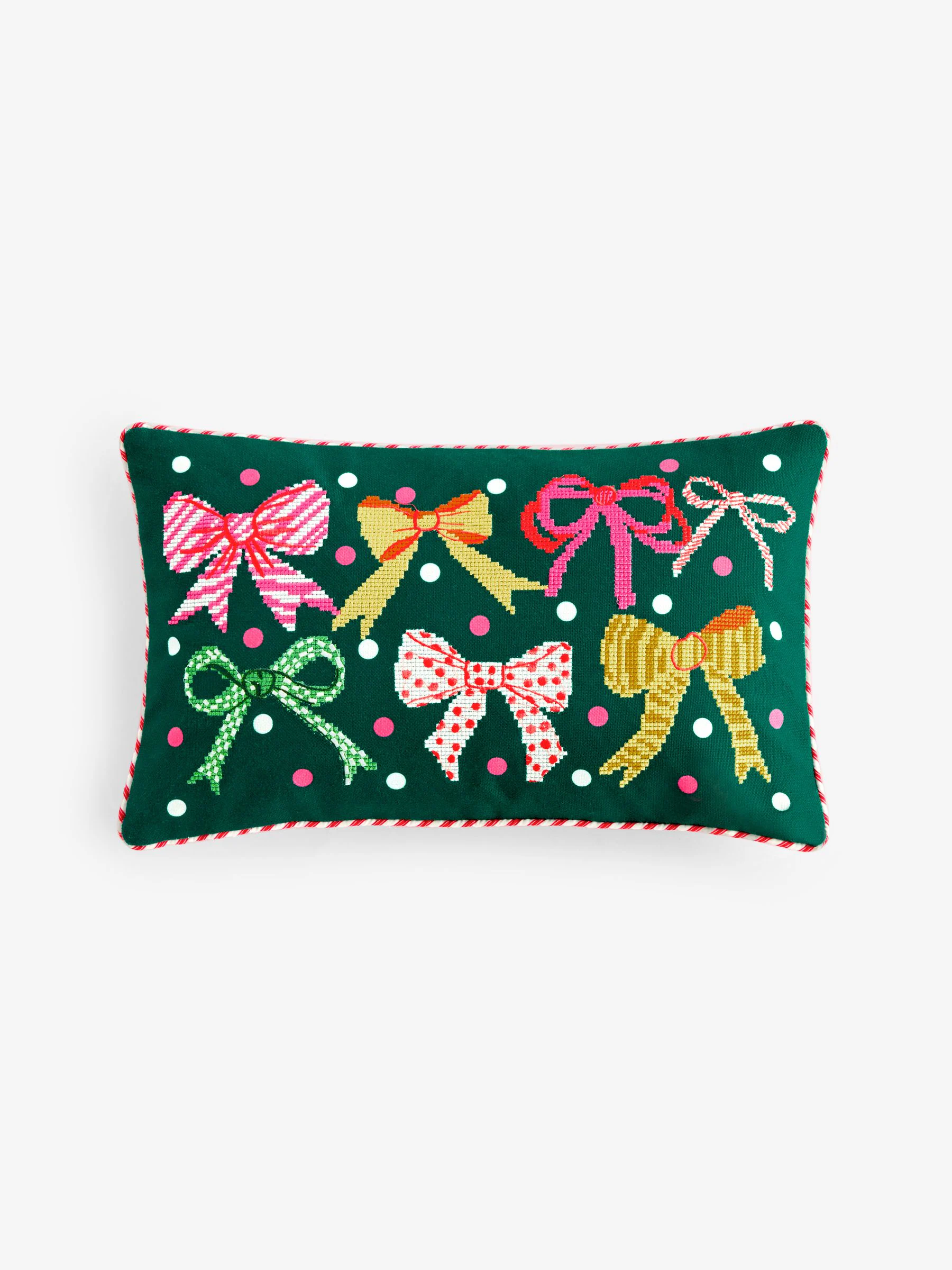 Lucy Tiffney Kerstmis Strikken Needlepoint Kussentje