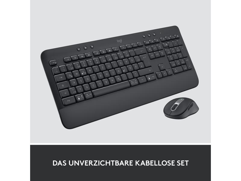 Logitech Tastatur-Maus-Set MK650 Combo for Business Kabelloses Tastatur-Maus-Set für Unternehmen