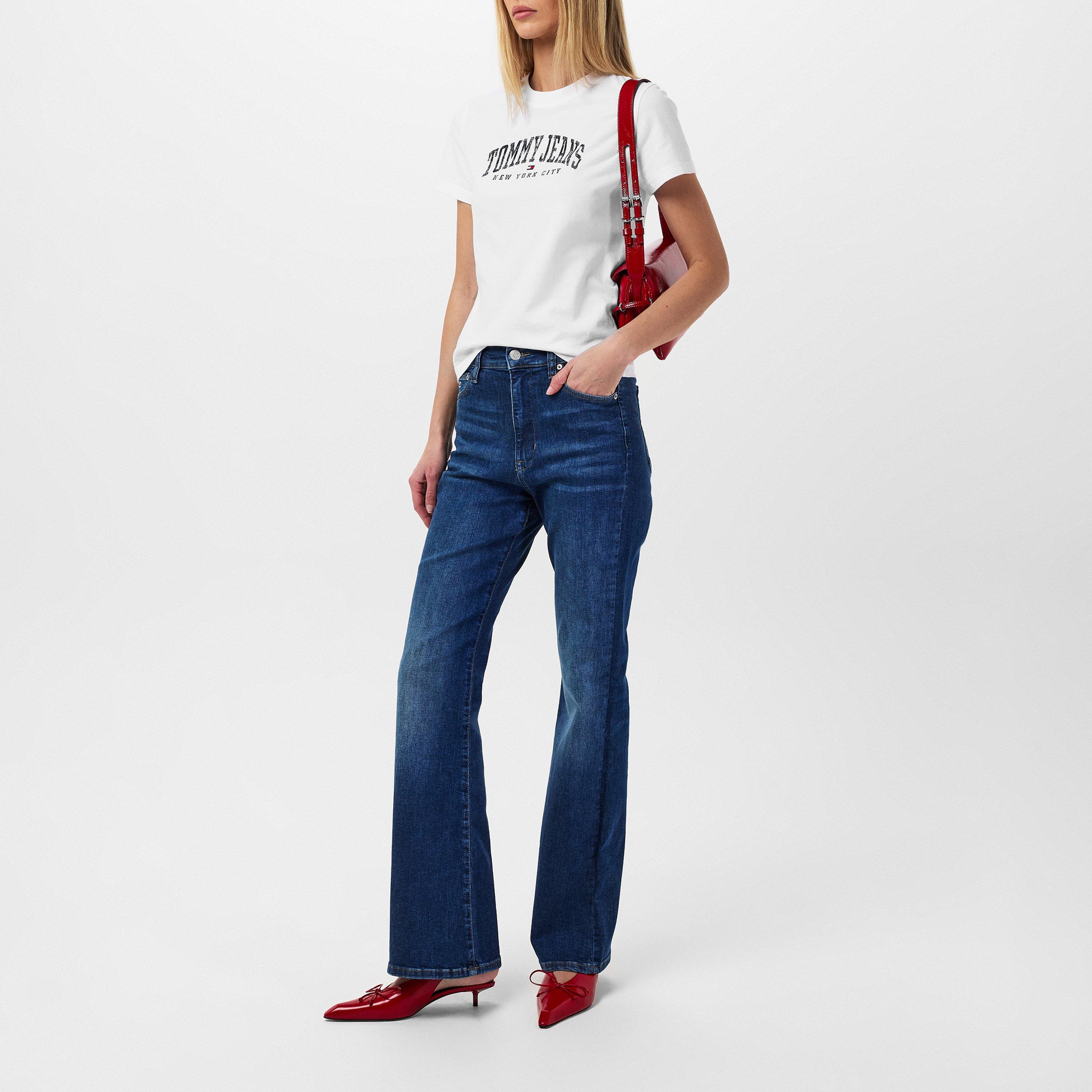 Tommy Jeans Varsity Logo Crew Neck T Shirt