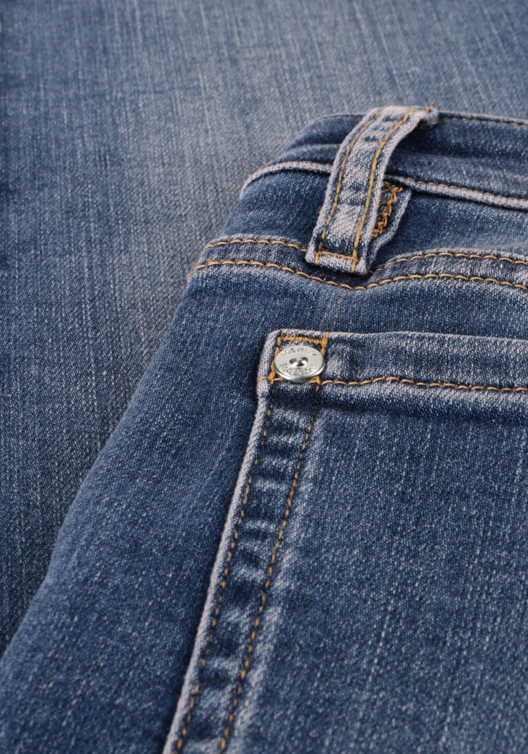 blauwe janice slim fit jeans cooper