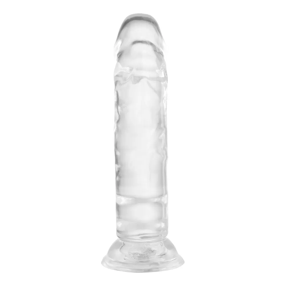 Willie City Luxe Klar Realistisk Dildo m. Sugekop - 15 cm