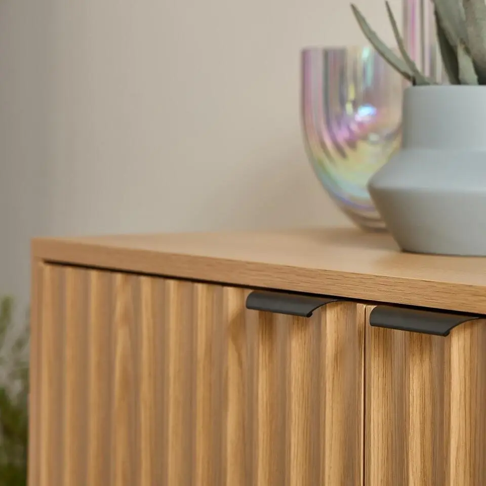 CALICOSY - Dressoir BOLOGNE - Licht hout - 72x80x40 cm