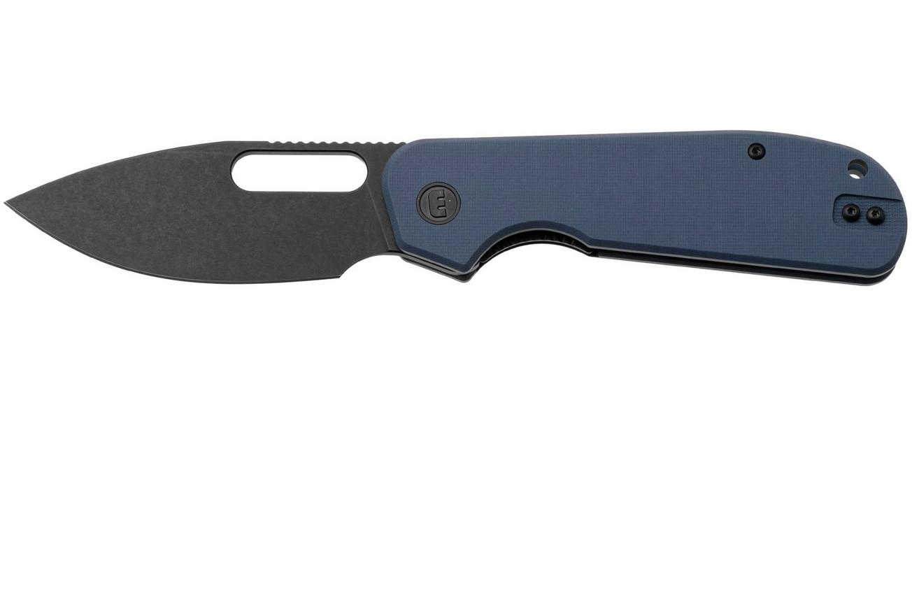 Eutektik EFD EFD-DBW-R Blackwashed 14C28N, Blue G10, zakmes