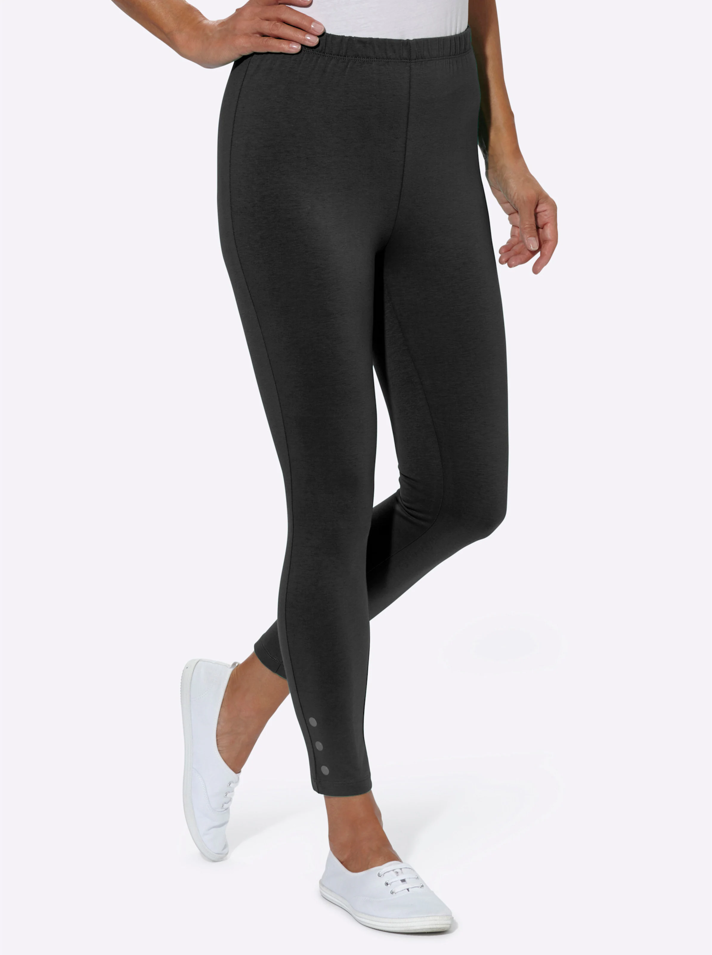 Leggings in schwarz