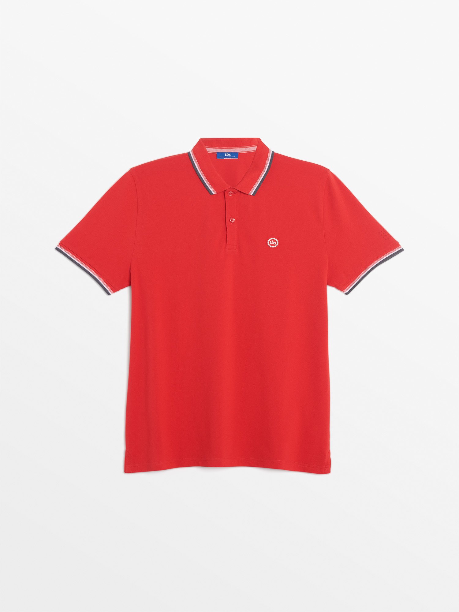Polo Homme Coton Biologique Rouge