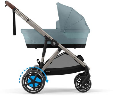 Cybex e-GAZELLE S Sportsvogn, Stormy Blue/Taupe