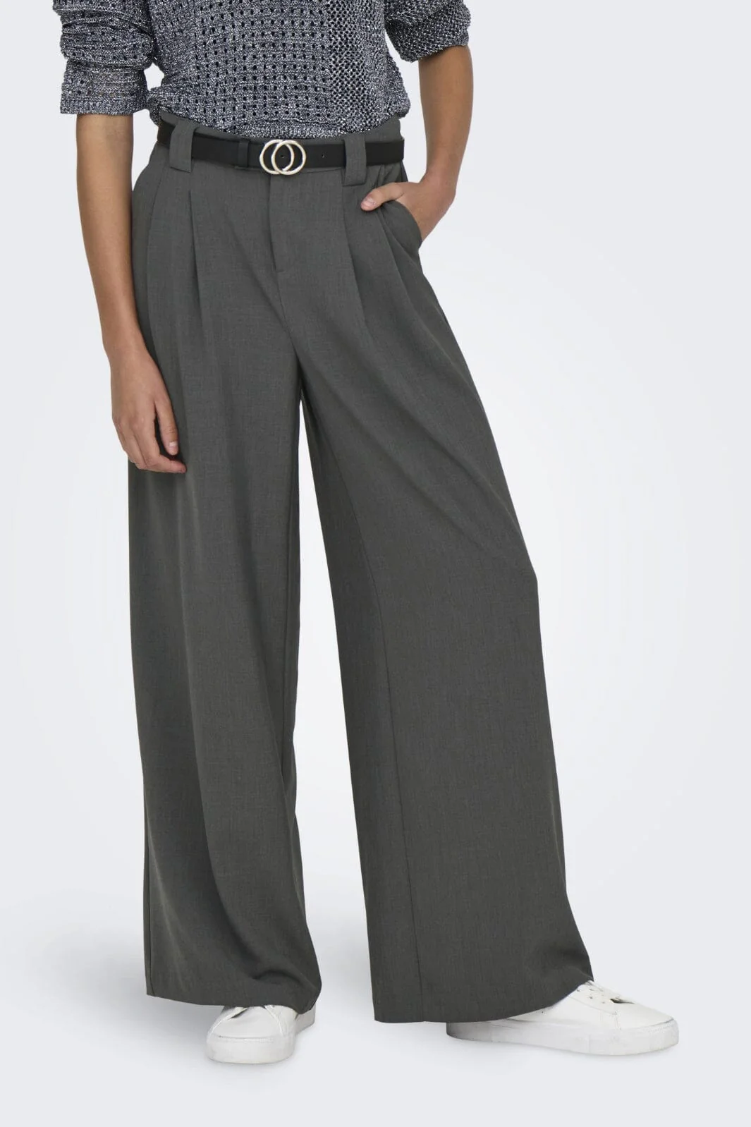 Only Onlsvea Mel Wide Pant Tlr