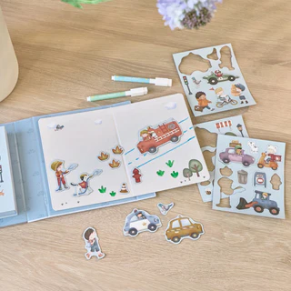 Little Dutch Magnetisch speelboek - Jim × 4