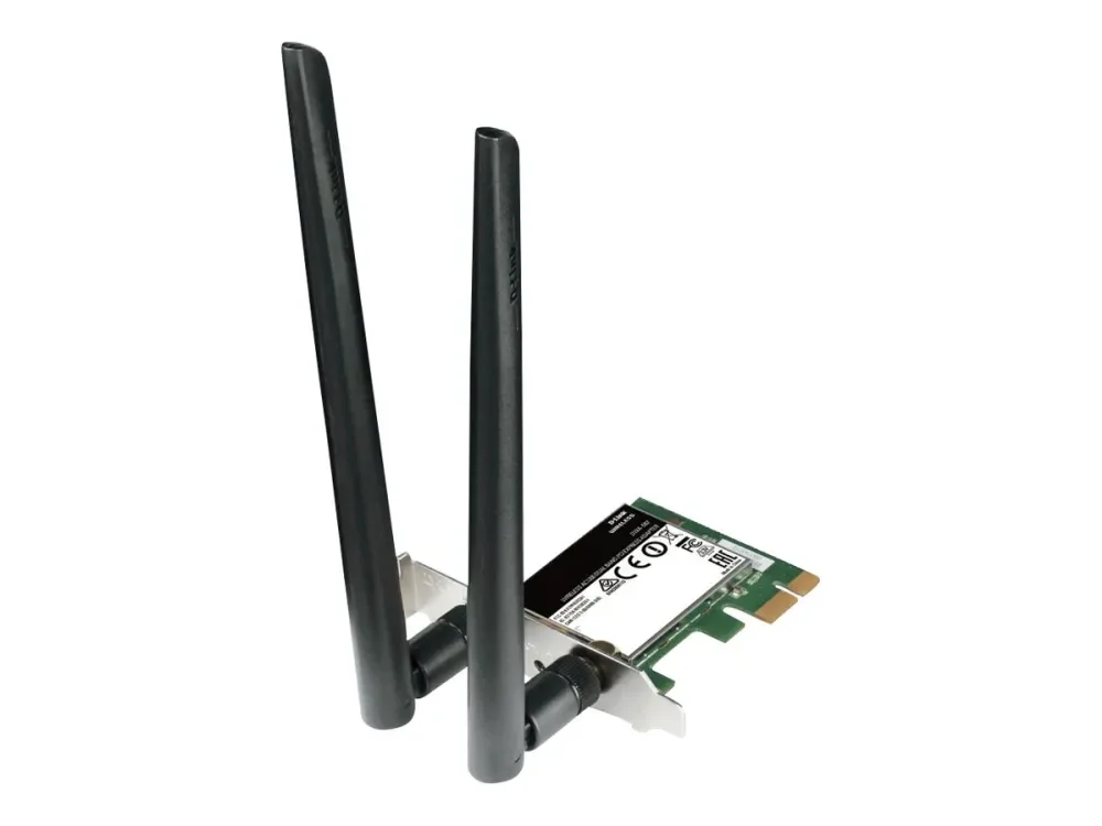 D-Link - DWA-582 Wireless AC1200 Dual Band PCIe Adapter