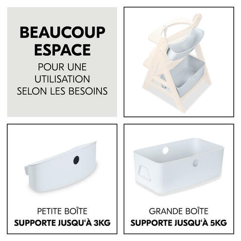 Boîtes de rangements Alpha et Beta Box Set - Blanc - HAUCK
