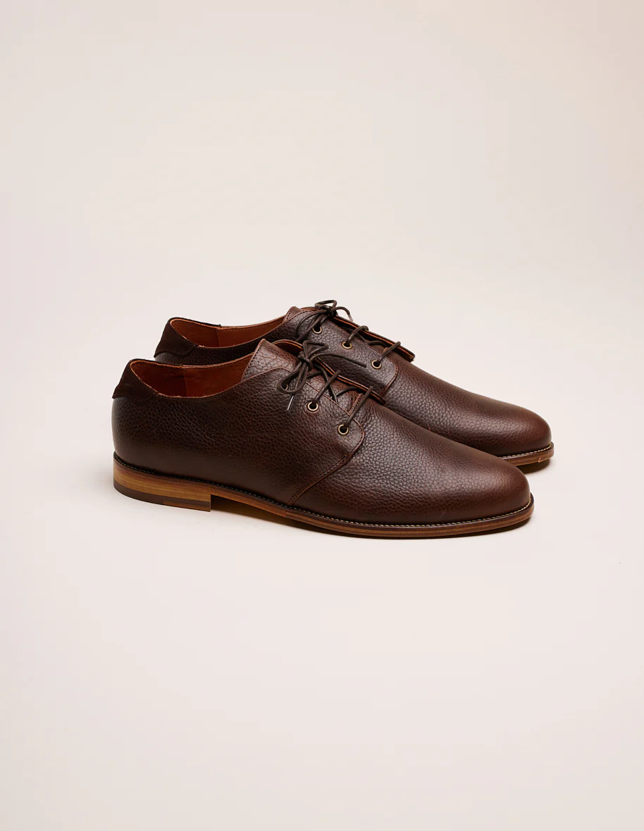 Derbies Alphonse - Pull-up Marron