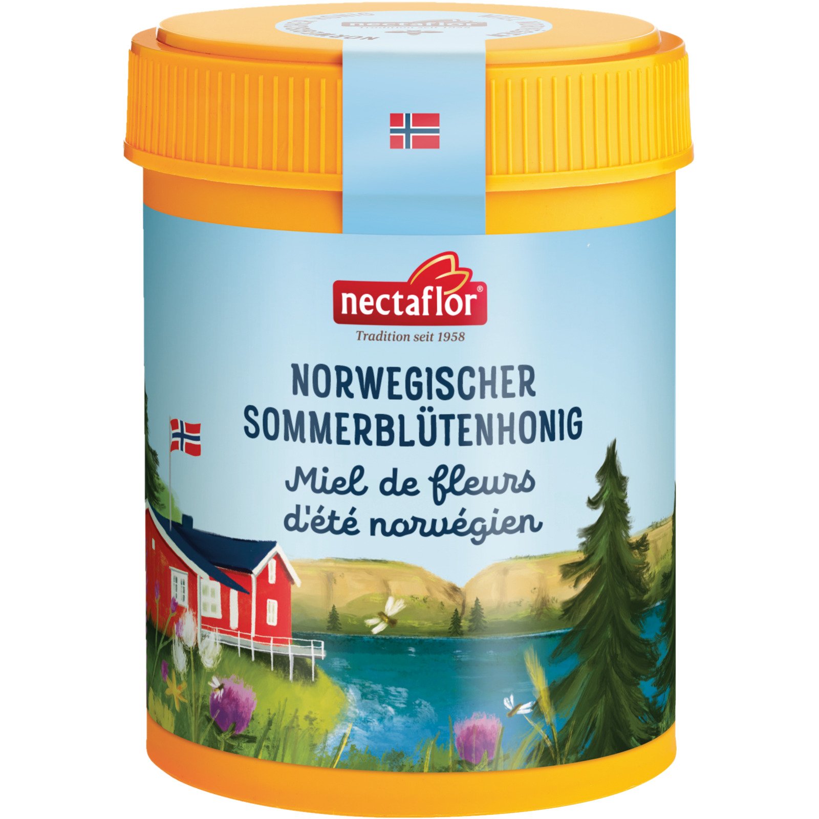 Nectaflor Norwegischer Sommerblütenhonig kristallin 500 g