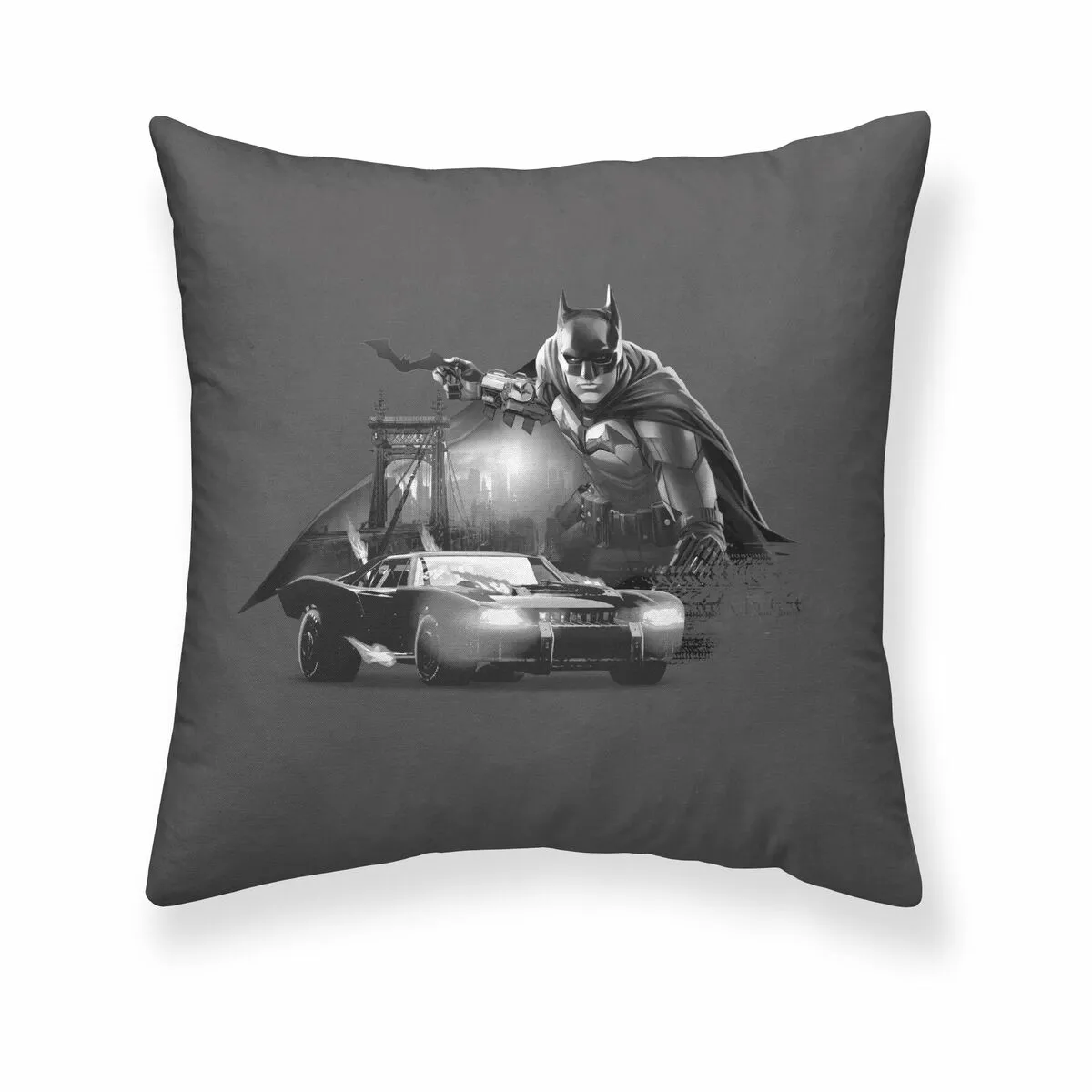 Batman Housse de coussin Batmovil A