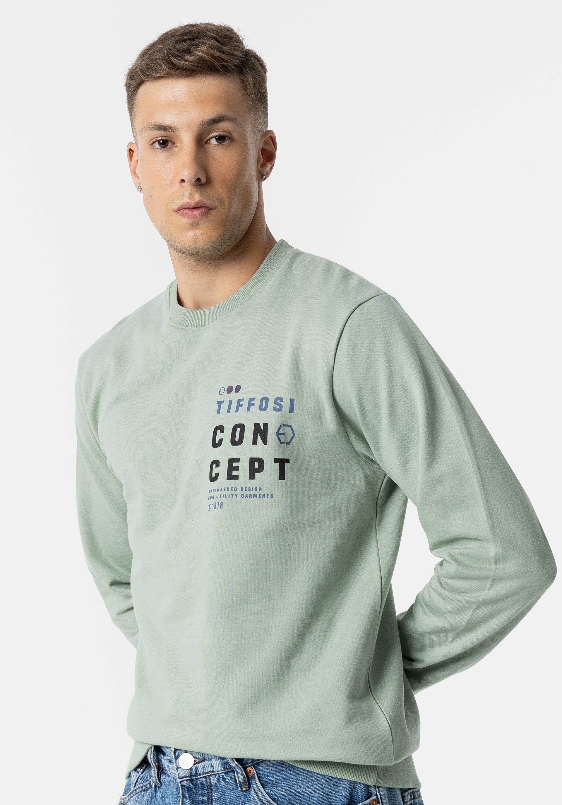 Sweatshirt com Estampado Frontal