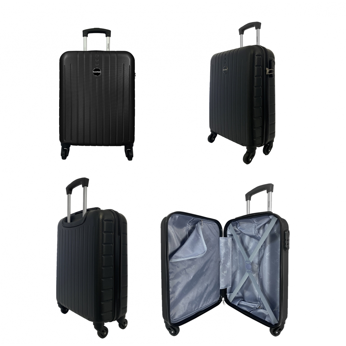 Cactus Lot 3 valises dont 1 valise cabine rigides  Cactus ABS