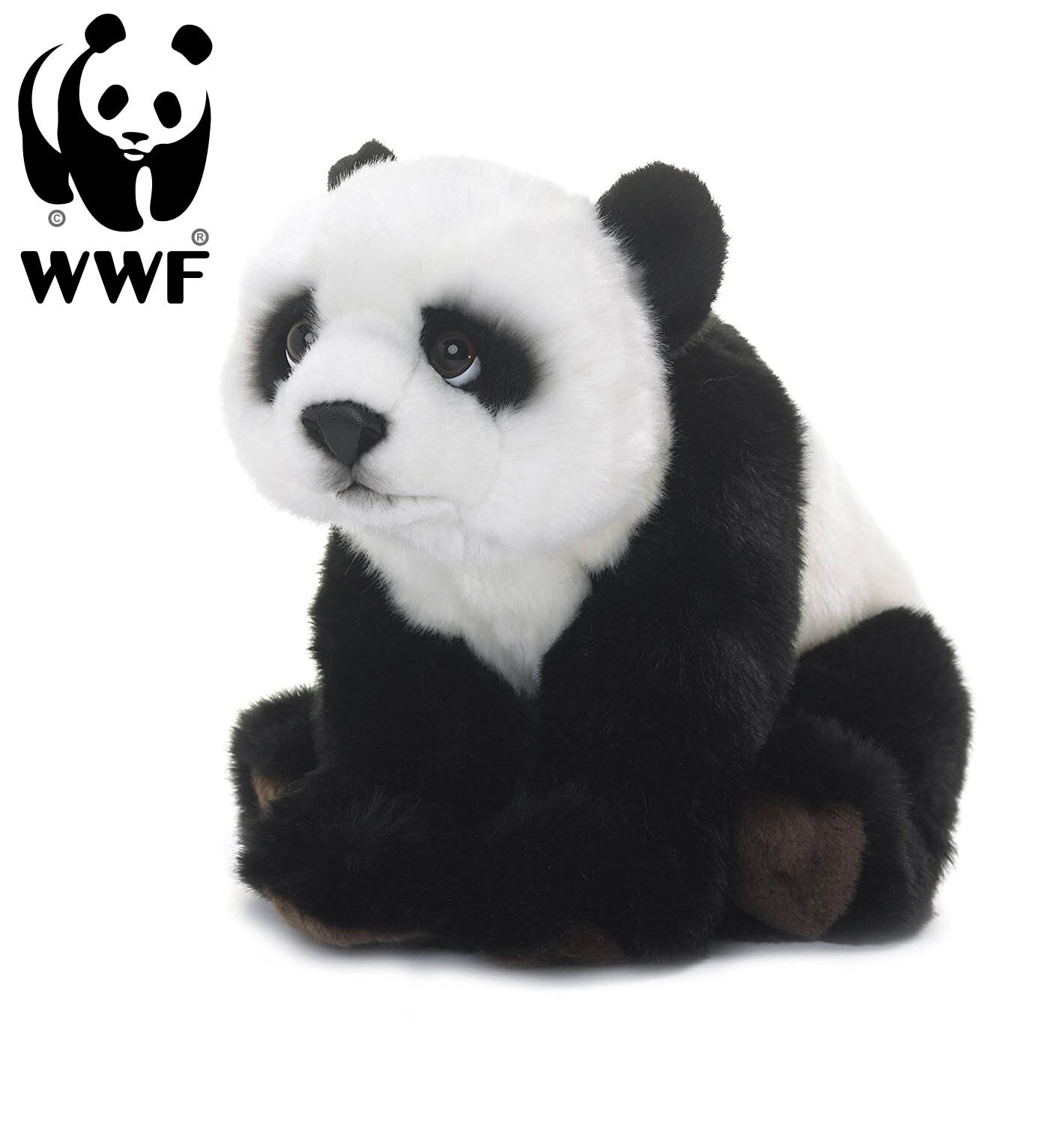 WWF Plüschtier - Panda (23cm) lebensecht Kuscheltier Stofftier