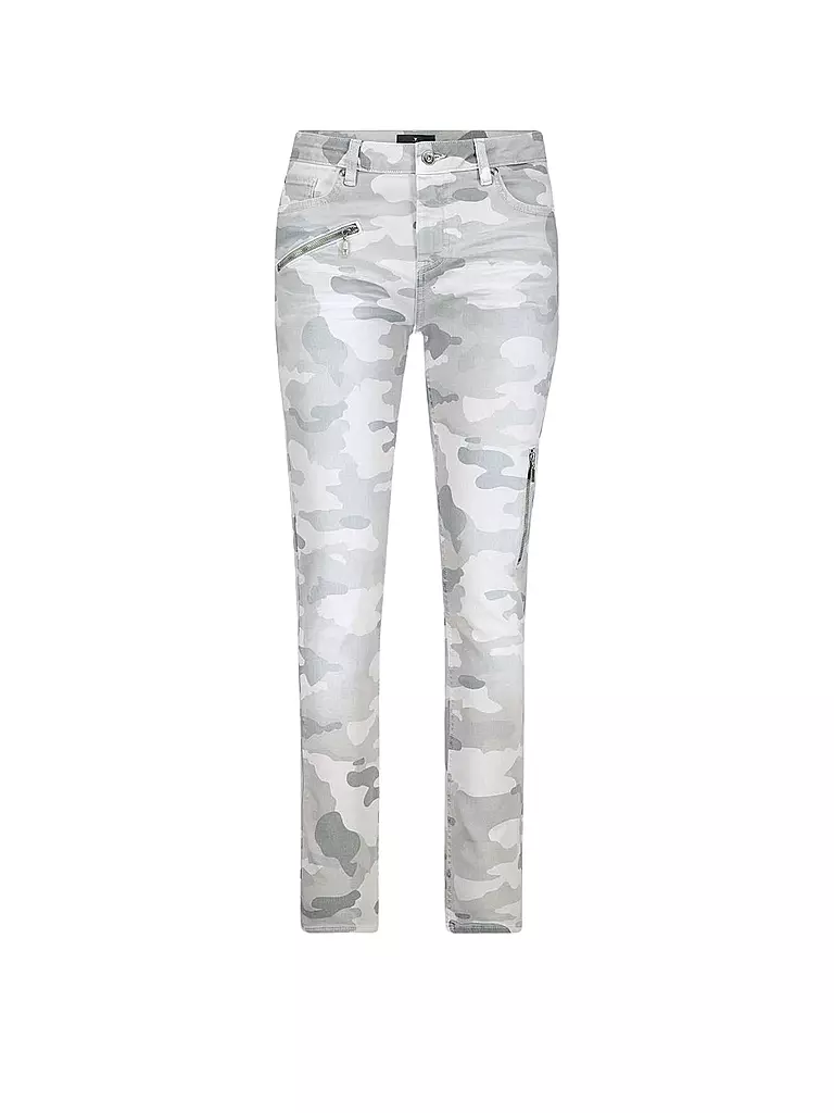 MONARI Hose Slim Fit hellgrau