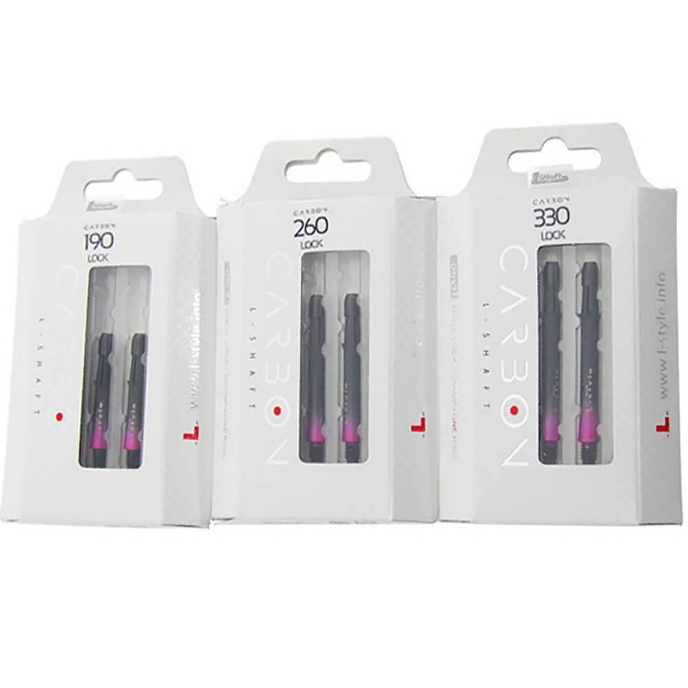 L-Style - Carbon L-Shaft Lock Straight TwoTone - Pink