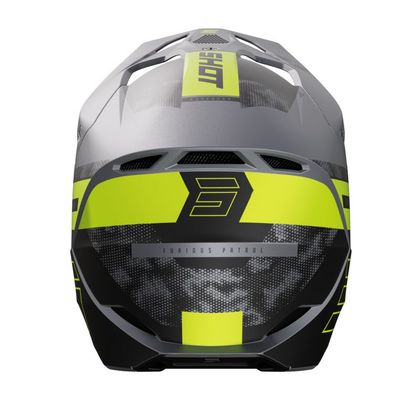 Casque cross Shot FURIOUS - PATROL 2023 - Gris / Jaune