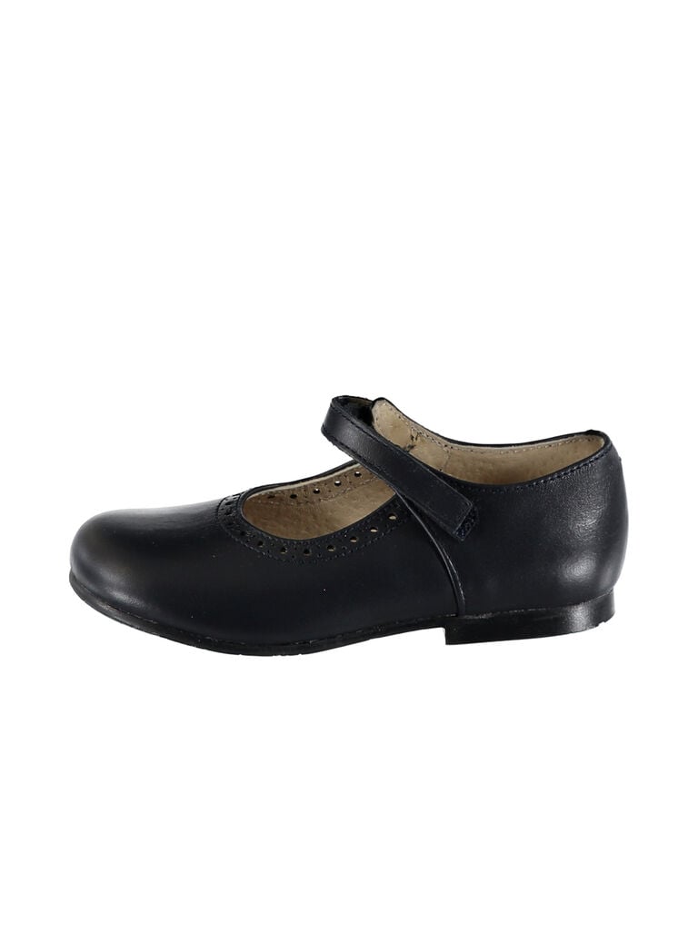 Babies cuir marine enfant fille