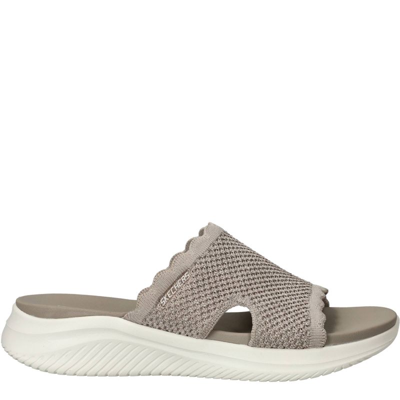 Skechers Ultra Flex 3.0 - Bring It! Slippers Beige Dames