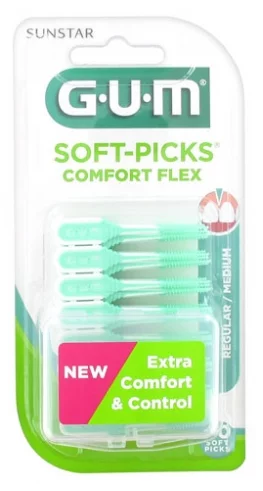 GUM Soft Picks Comfort Flex 40 Unités - 660 - Medium