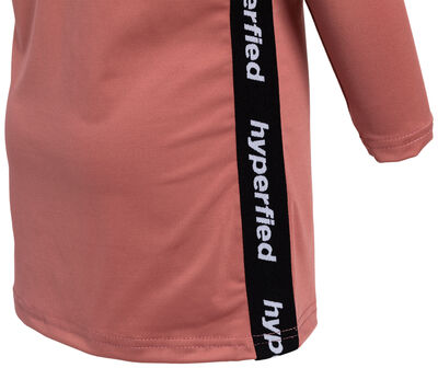 Hyperfied Running Tape Logo Sweater, Withered Rose