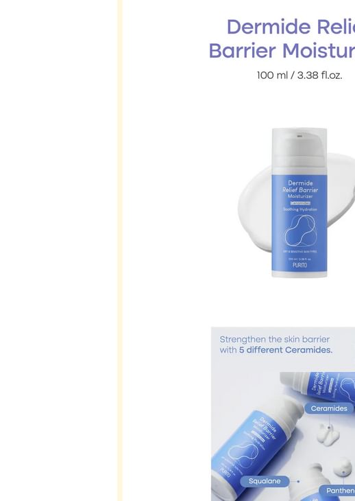 Purito SEOUL - Dermide Relief Barrier Moisturizer