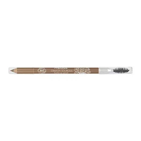 Lápis de sobrancelha de precisão Lea Nature So Bio Étic 01 Castanho Claro 1g