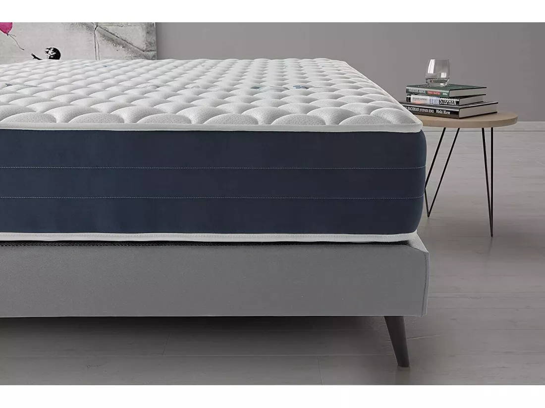 Matelas 90x190 mousse real confort | mousse à mémorie de forme visco soft® | épaisseur 25 cm | double face été-hiver
