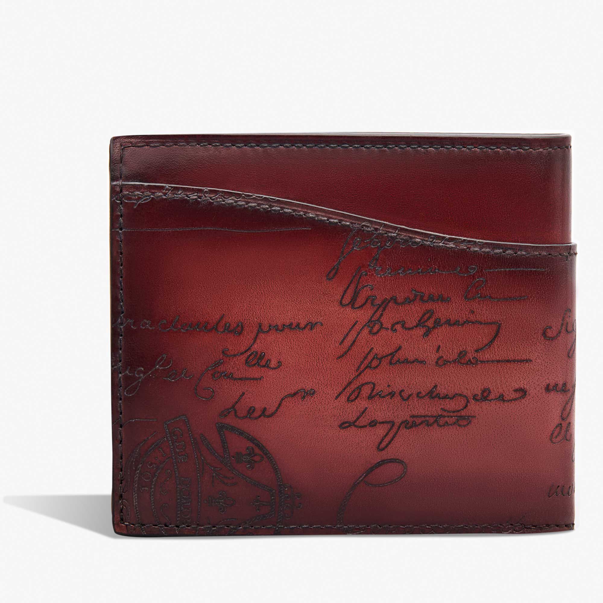Portefeuille Makore En Cuir Scritto Swipe