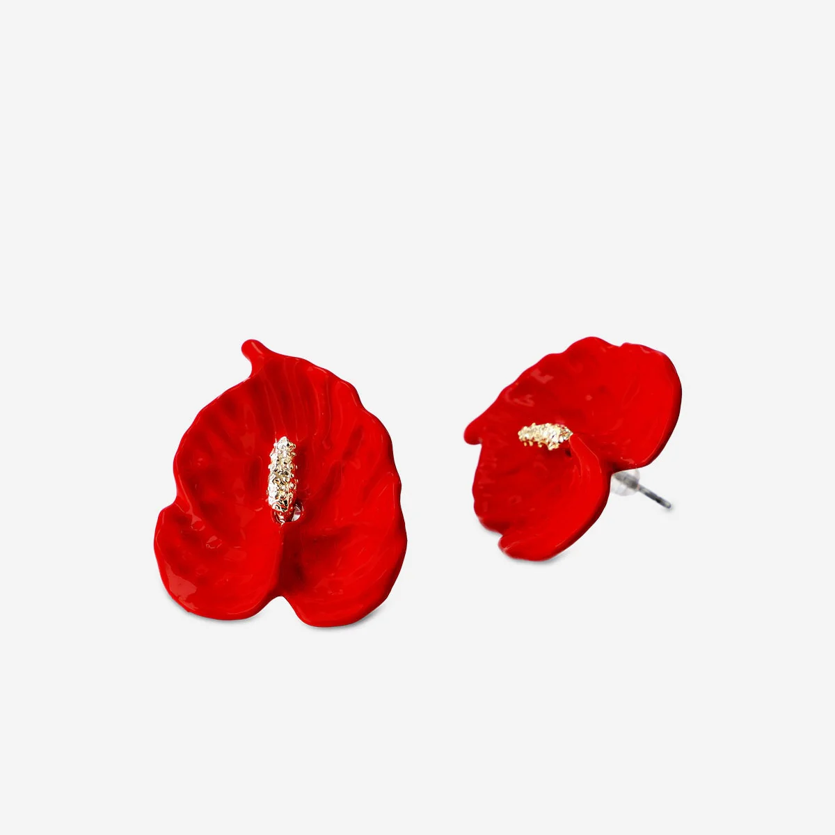 Anthurium-øreringe