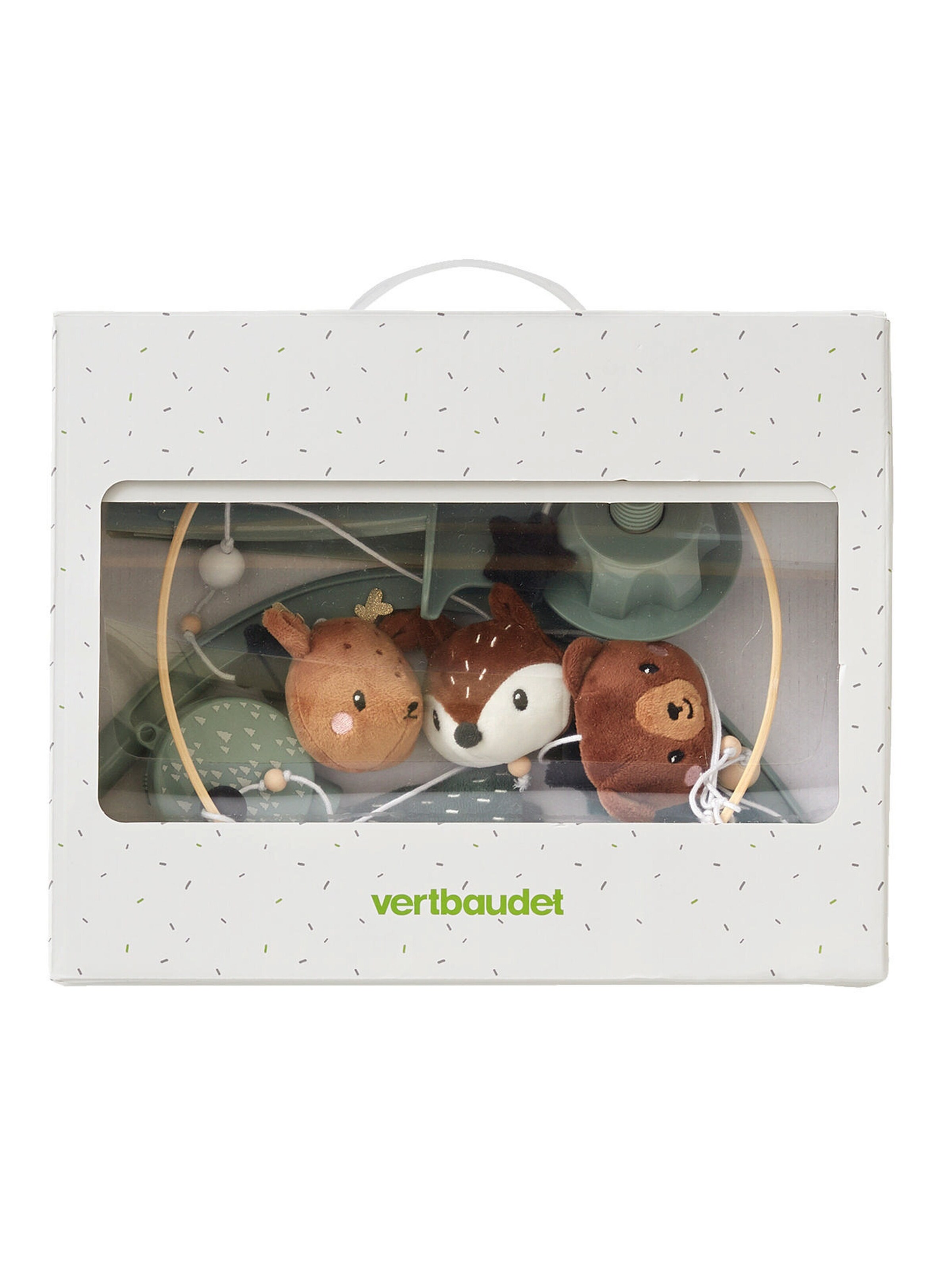 Vertbaudet Baby Musikmobile GRÜNER WALD beige/mehrfarbig