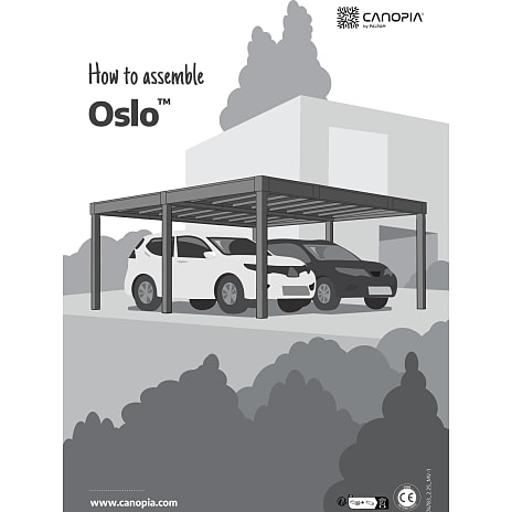 Carport Oslo - 596,5 x 1195 cm