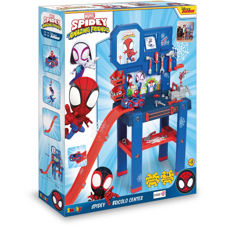 Smoby Spidey Werkbank mit Sprungschanze