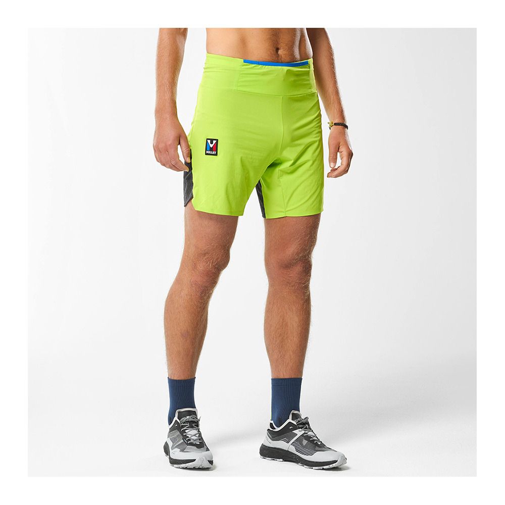 Millet TRI SKY - Short Homme acid green/noir