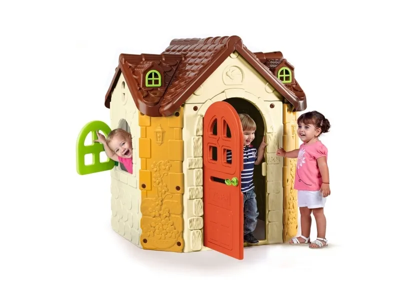FEBER 800010962, Stående legehus, 3 År, 1 dør(e), Flerfarvet