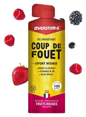 Gel énergétique Overstims Coup de Fouet Fruits rouges - 34g